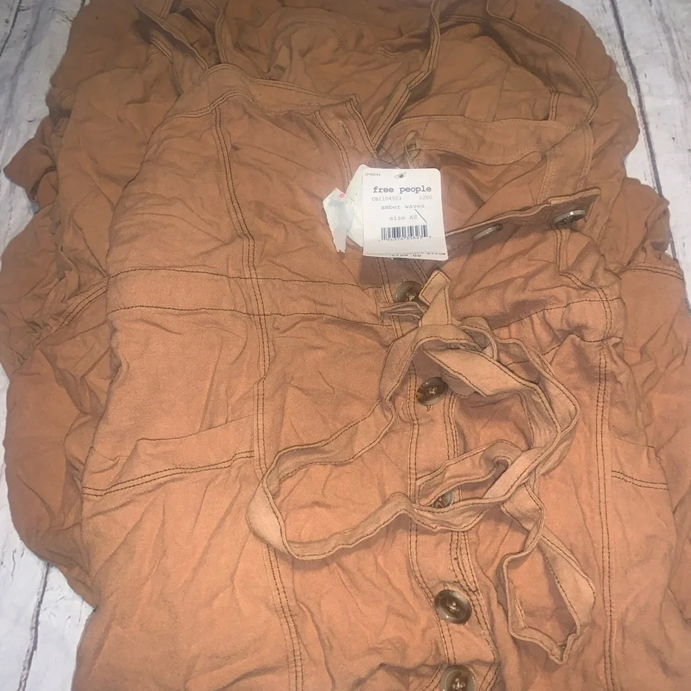 NWT! Free People Catch the Breeze Midi Dress in Amber Waves XS